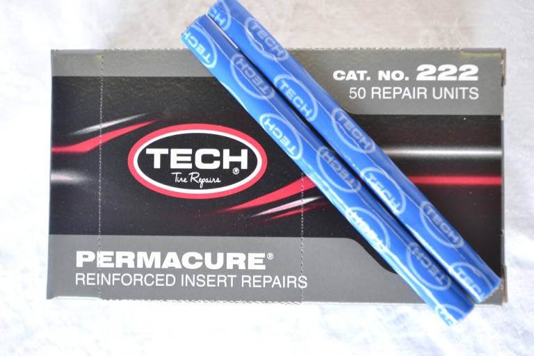 TECH Permacure Reinforced Insert Repairs Tire Repair Plugs cat no 25pcs 222 
